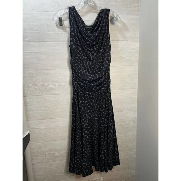 Jones New York‎ Sleeveless Drape Neck Midi Dress Size 4 - Picture 2 of 7